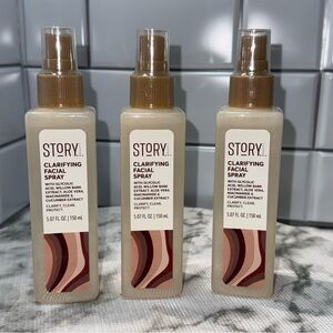 STORY Clarifying Facial Spray Lot of 3 Glycolic Acid 5oz Each